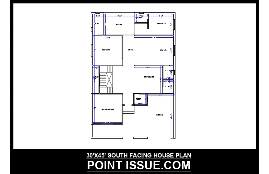 NORTH FACING HOUSE PLAN